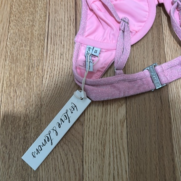 New FOR LOVE & LEMONS shimmer bikini top - Picture 2 of 4